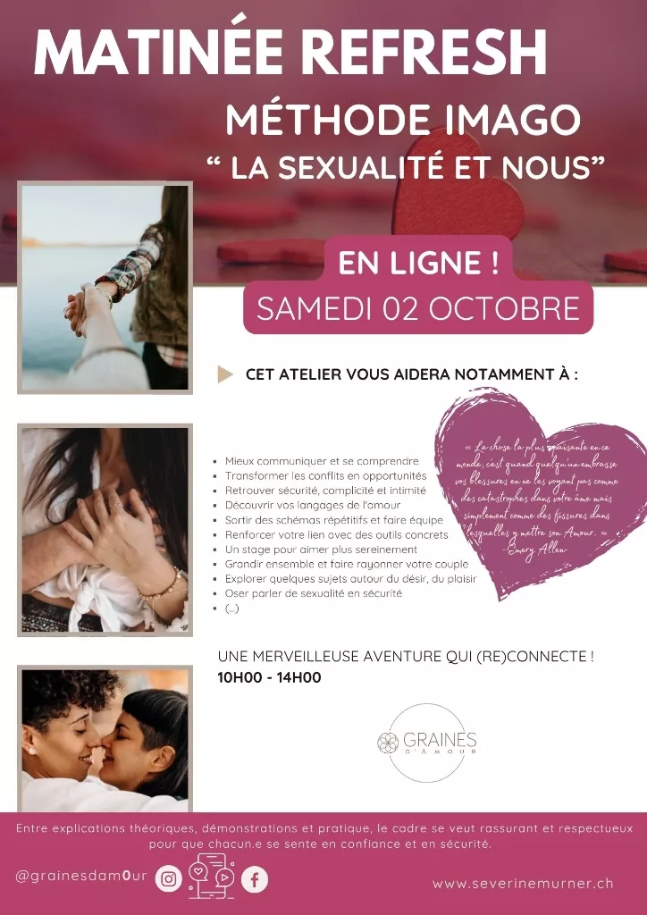Matinée Refresh — Sexualité, 02 octobre 2027 (en ligne)